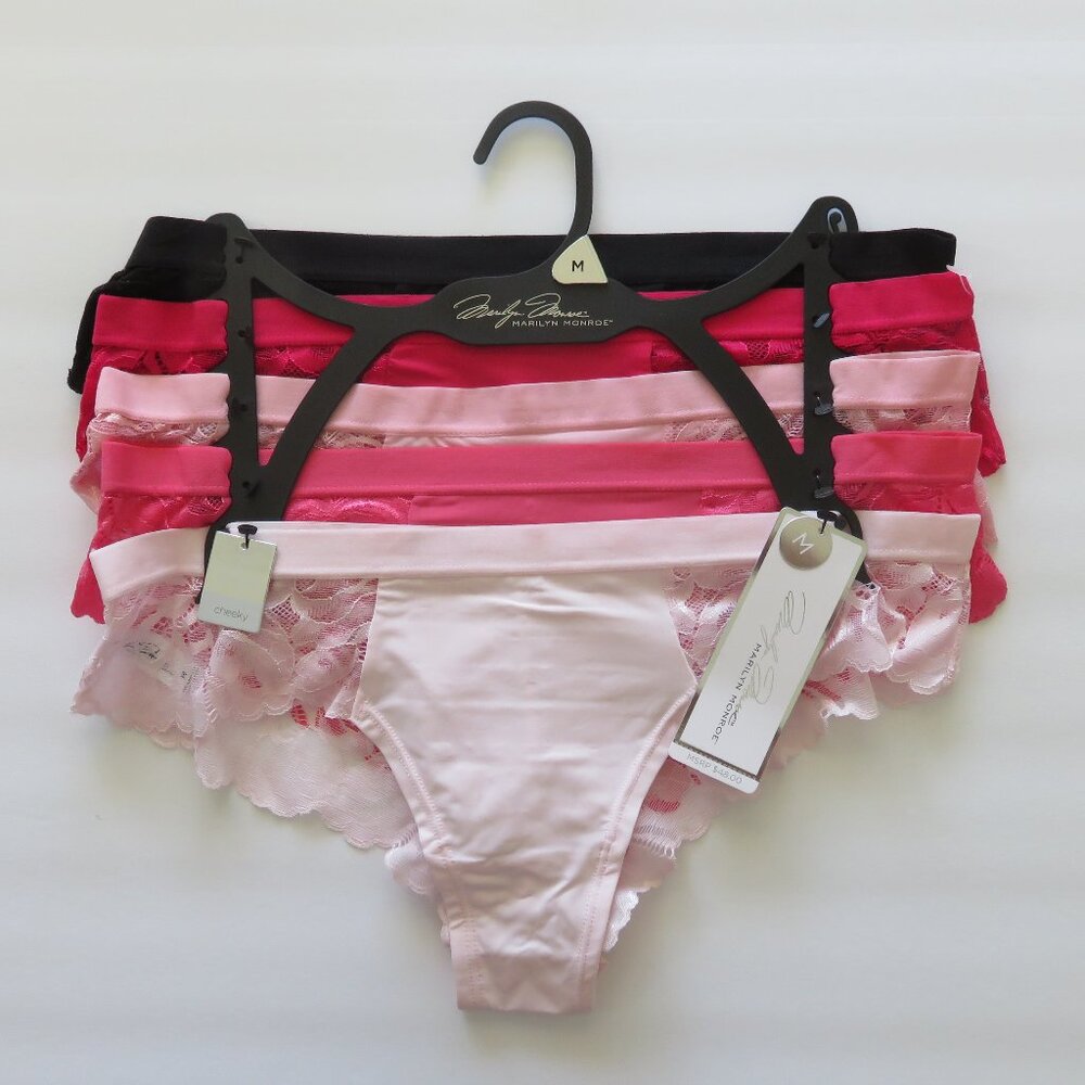 (#111) Marilyn Monroe Cheeky underwear panties 5 pairs